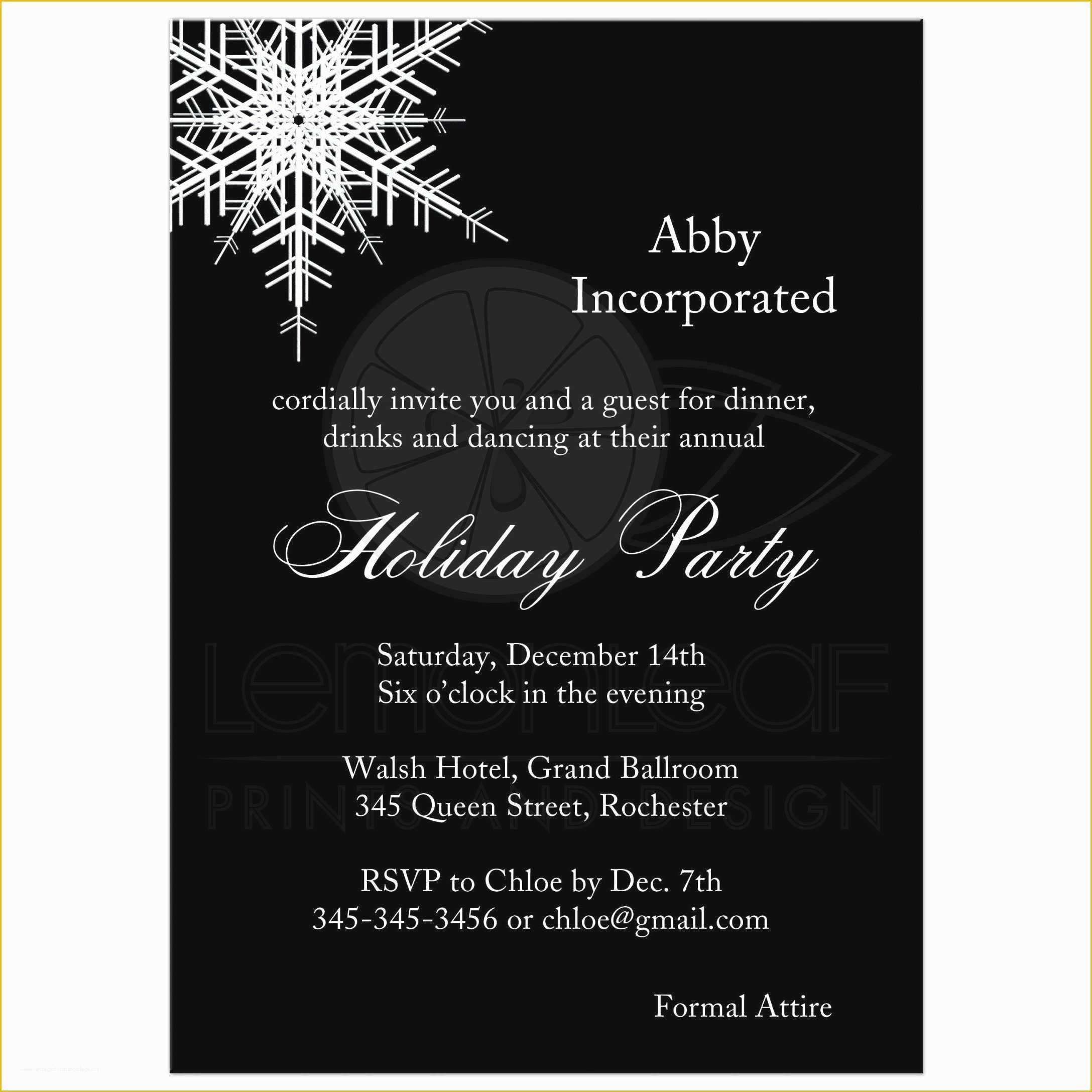 Free Email Invitation Template Of Awesome Free Holiday Email Invitation Templates