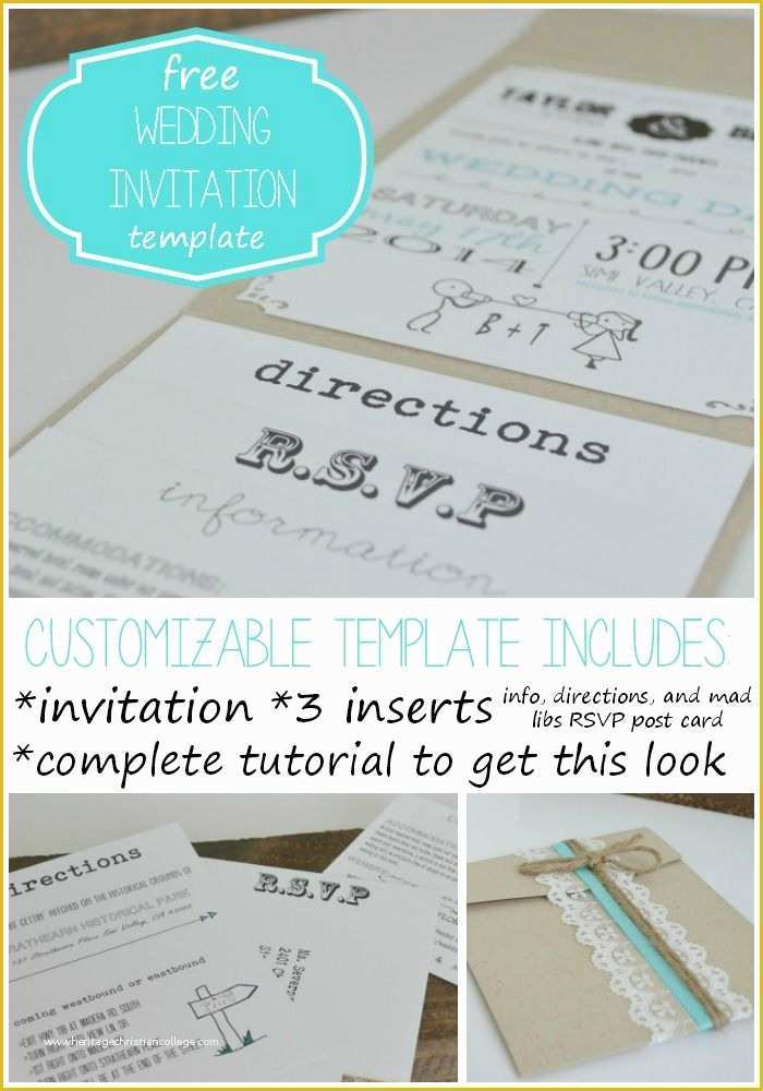 Free Email Invitation Template Of Free Wedding Invitation Template with Inserts Weddi