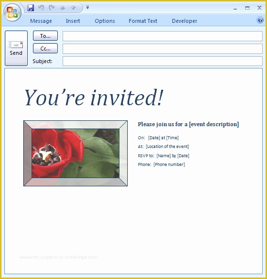 Free Email Invitation Templates for Outlook Of Download Free Printable Invitations Of E Mail Party