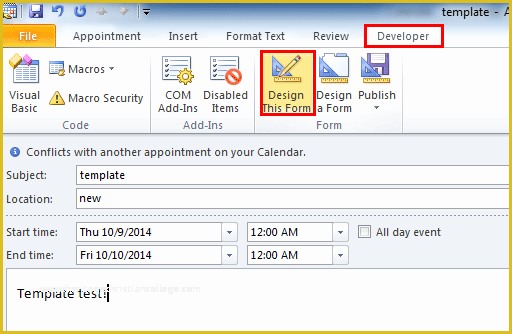 Free Email Invitation Templates for Outlook Of How to Create Appointment or Meeting Template In Outlook