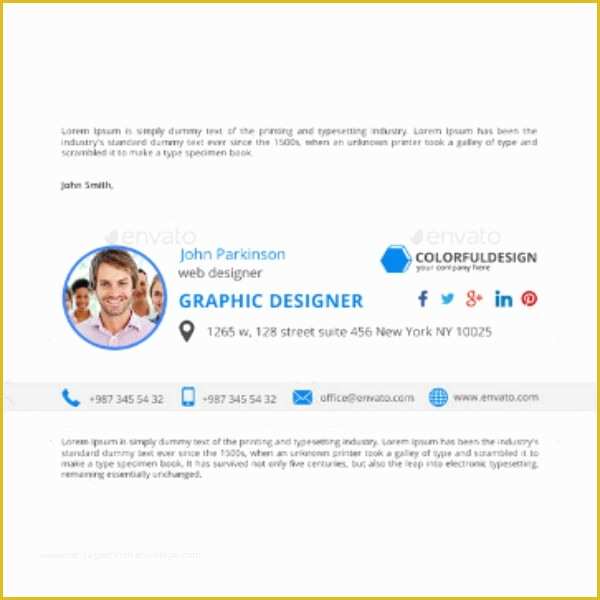 Free Email Signature Psd Template Of 14 Minimalist Email Signature Designs & Templates Psd