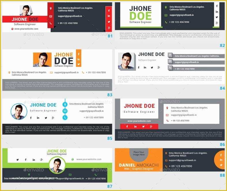 Free Email Signature Psd Template Of 17 It Email Signature Designs & Templates Psd Ai HTML