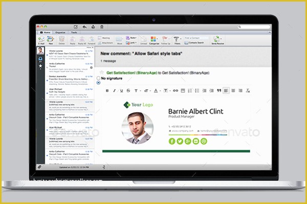 Free Email Signature Psd Template Of 31 Email Signature Templates Free & Premium
