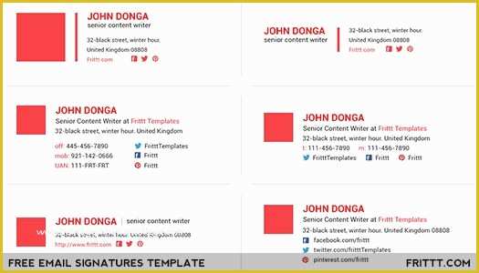 Free Email Signature Psd Template Of Esignatures is A Collection Of 20 Email Psd Signatures