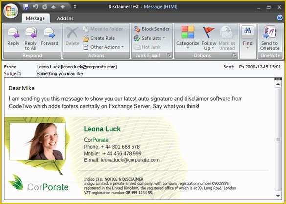Free Email Signature Templates for Outlook Of 11 Outlook Email Signature Templates Samples Examples