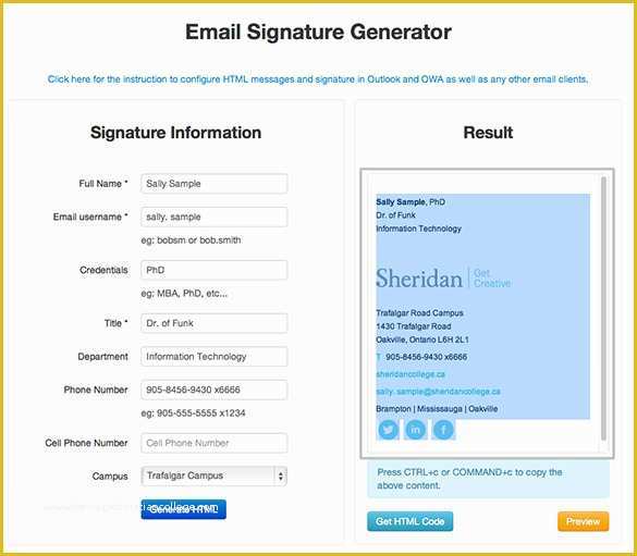 Free Email Signature Templates for Outlook Of 12 Outlook Email Signature Templates Samples Examples