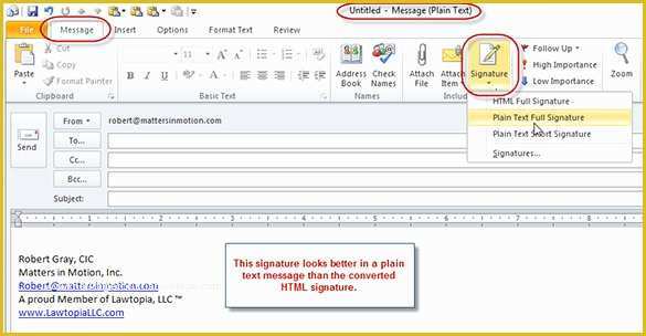 Free Email Signature Templates for Outlook Of 12 Outlook Email Signature Templates Samples Examples