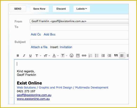 Free Email Signature Templates Gmail Of 29 Gmail Signature Templates – Samples Examples & format