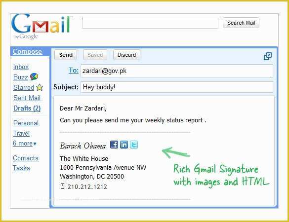 Free Email Signature Templates Of 29 Gmail Signature Templates – Samples Examples & format