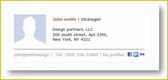 Free Email Signature Templates Of Sig6