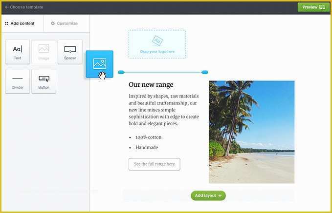 Free Email Template Builder Drag and Drop Of Campaign Monitor Releases Canvas New Drag and Drop