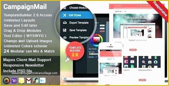 Free Email Template Builder Drag and Drop Of Market Responsive Newsletter with Template Builder Best