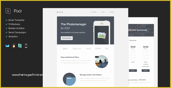 Free Email Template Builder Of Pixlr Email Template Builder Creativemarket –