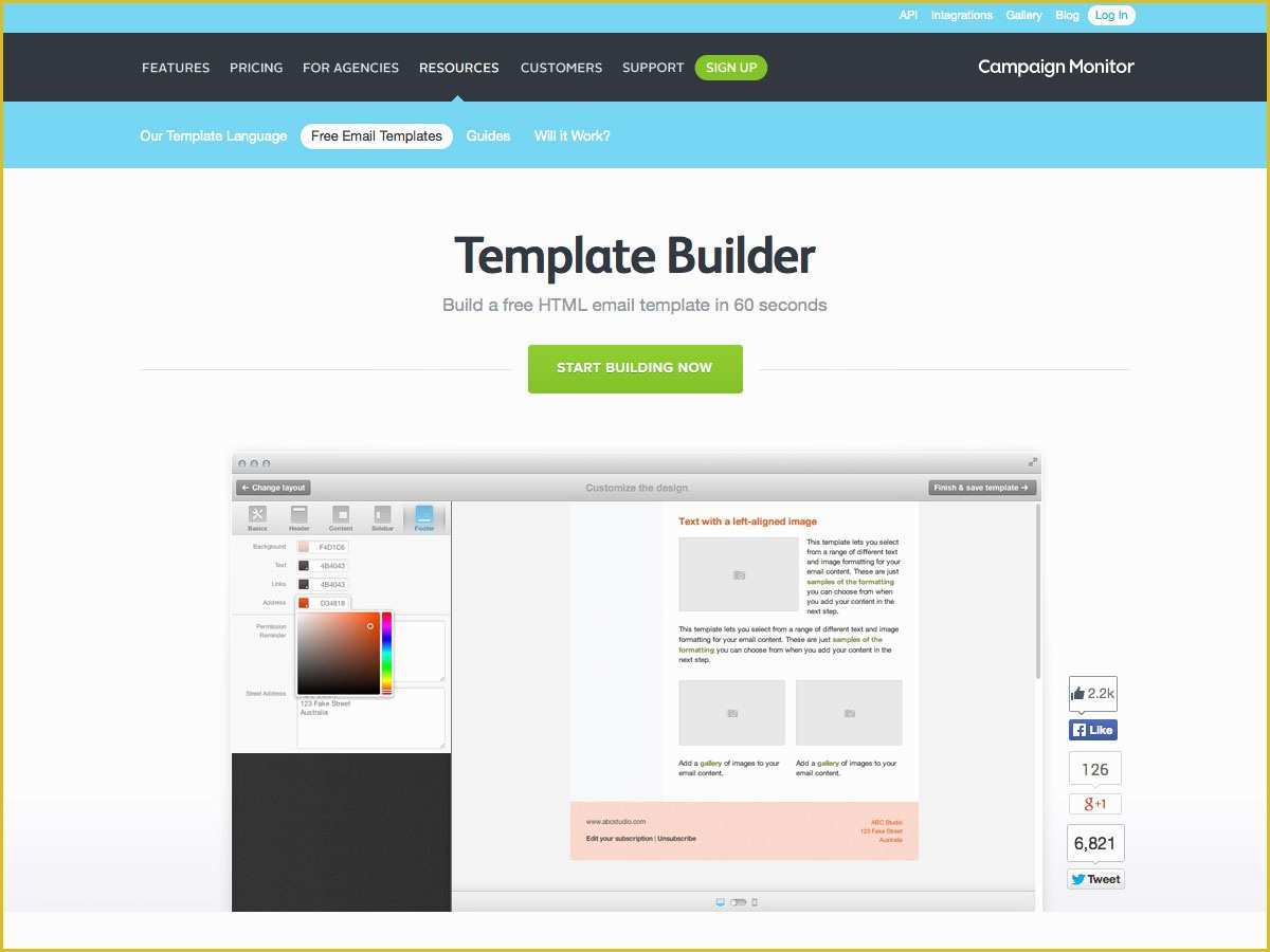 Free Email Template Builder Of the Art Of Email Design