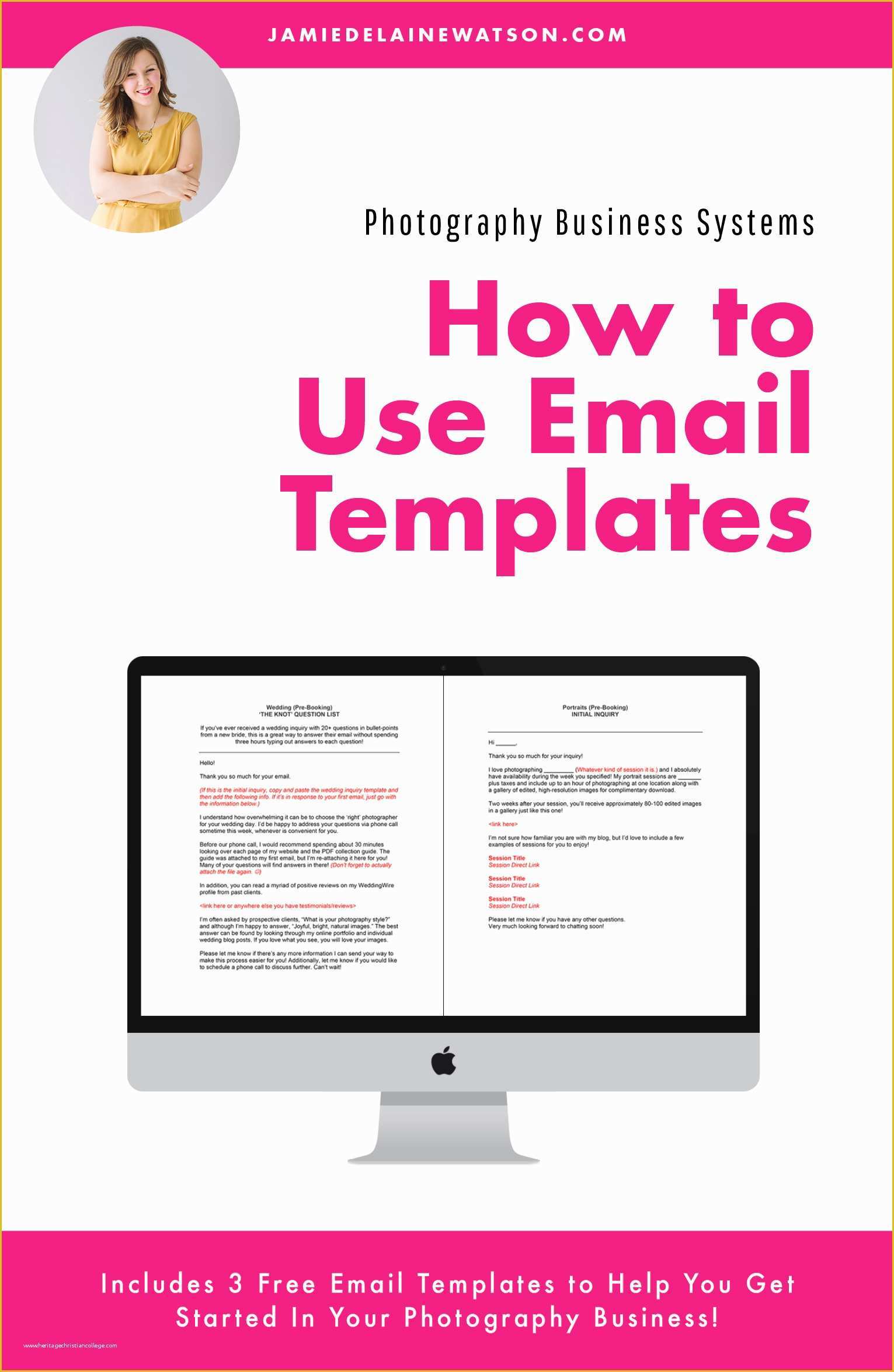 Free Email Templates for Portrait Photographers Of Creating Email Templates to Improve Your Client Experience