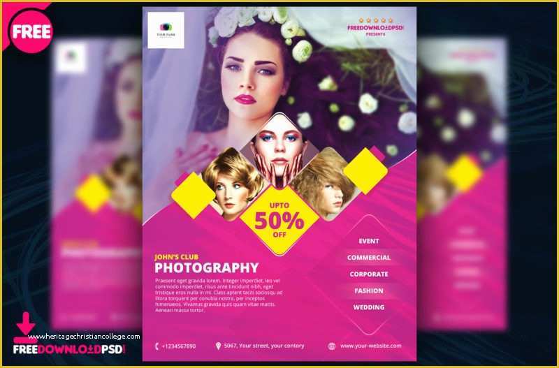 Free Email Templates for Portrait Photographers Of [free] Graphy Flyer Template
