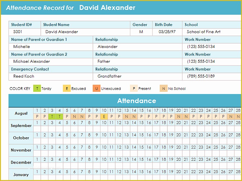 Free Employee attendance Sheet Template Excel Of 12 Employee Tracking Templates Excel Pdf formats