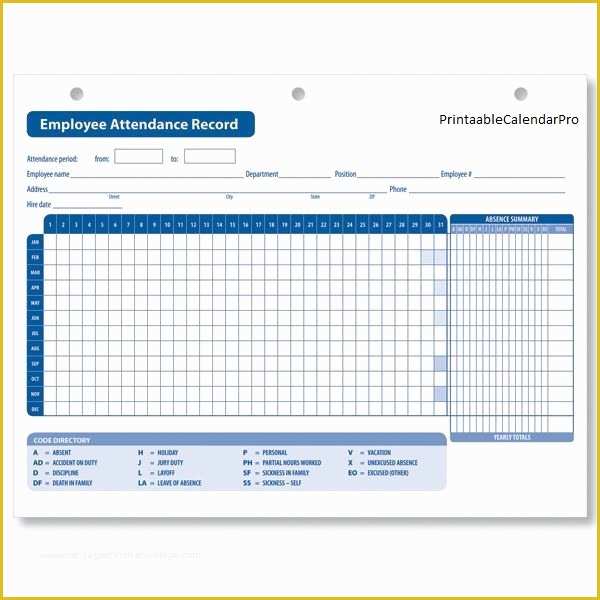 Free Employee attendance Sheet Template Excel Of Employee attendance Calendar 2017 Employee attendance