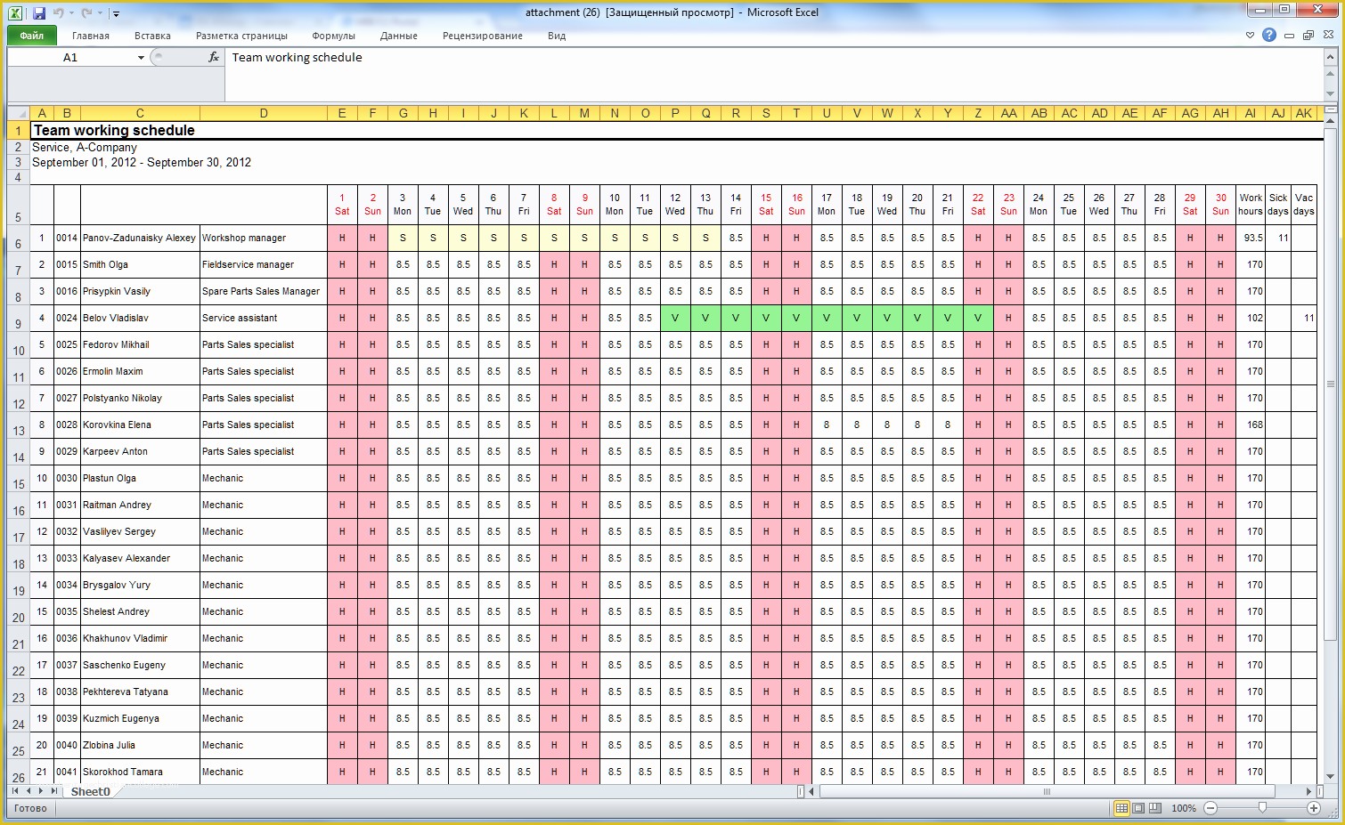 Free Employee attendance Sheet Template Excel Of Employee attendance Tracker Excel Template Google Search