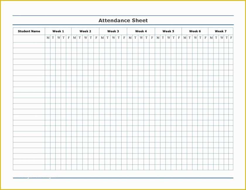 Gallery Of Download Employee Attendance Sheet Excel Template Images