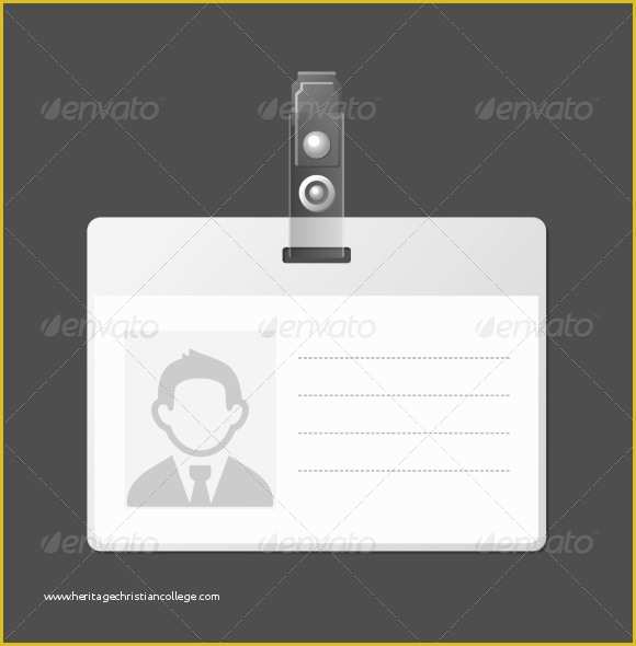 Free Employee Badge Template Of 10 Amazing Blank Id Card Templates