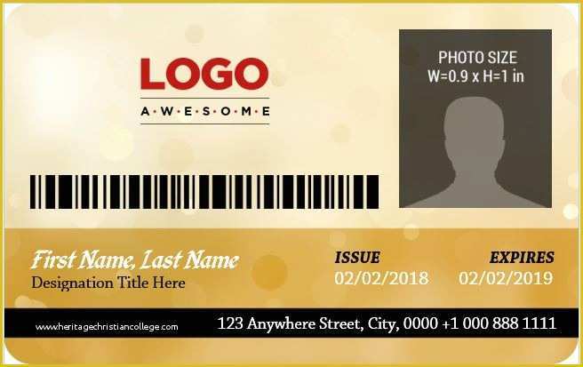 Free Employee Badge Template Of 5 Best Corporate Professional Id Card Templates