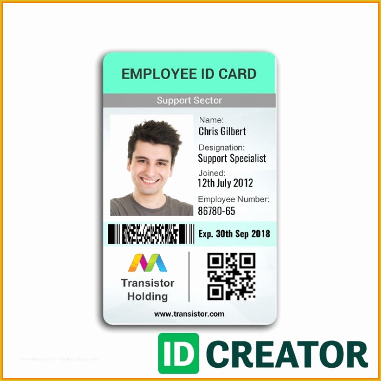 Free Employee Badge Template Of 5 Employee Badge Template