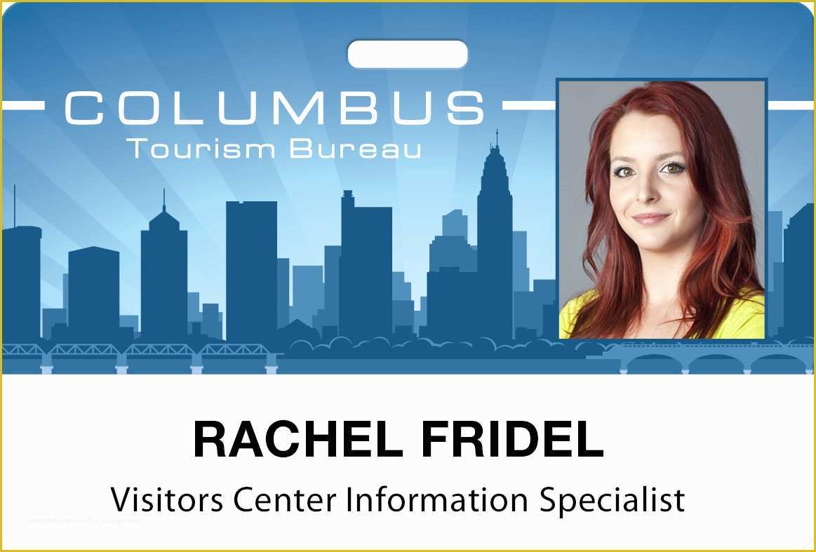 Free Employee Badge Template Of Employee Badges &amp; Id Cards