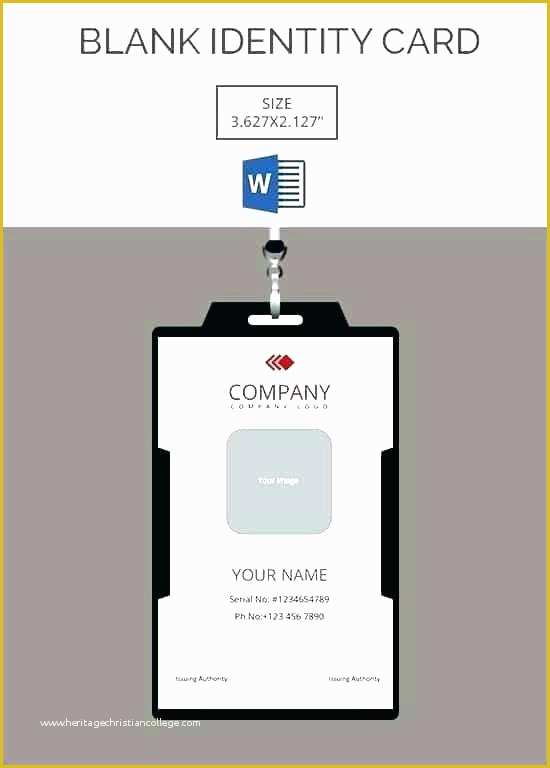 Free Employee Badge Template Of Employee Id Badge Template Free Employee Id Card Design