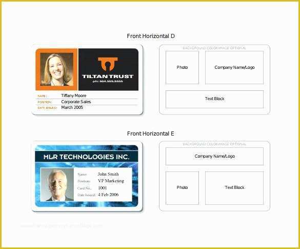 Free Employee Badge Template Of Employee Id Card Template – Lucassportportalfo