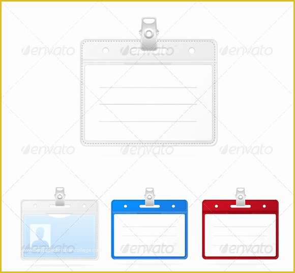 Free Employee Badge Template Of Sample Id Badge Template 10 Documents In Pdf Psd