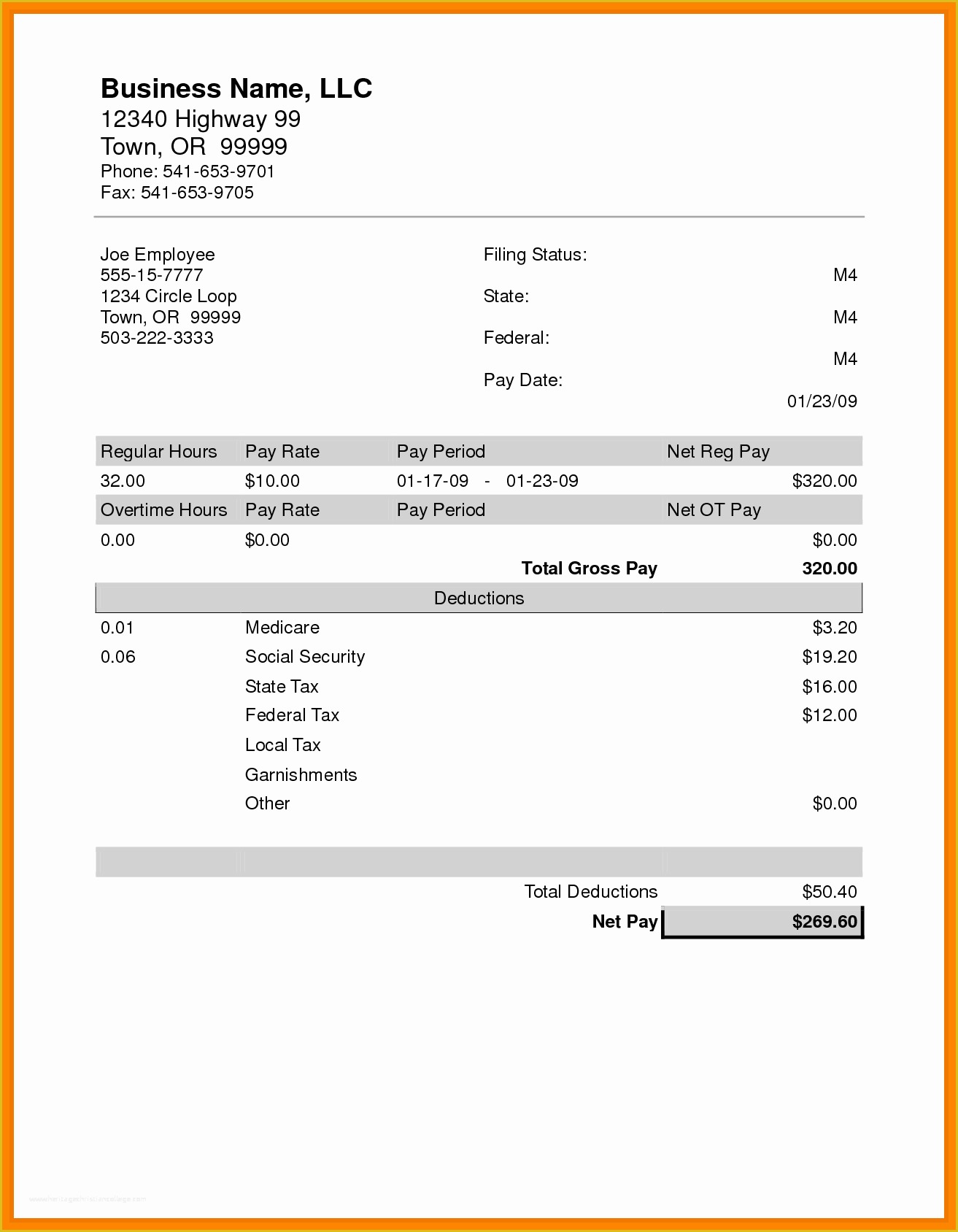 Free Employee Earnings Statement Template Of Earnings Statement Template Employee 13 Canada Excel