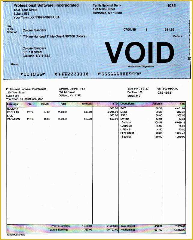 Free Employee Earnings Statement Template Of Free Employee Earnings Statement Template