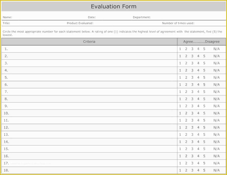 Free Employee Evaluation form Template Of 31 Employee Evaluation form Templates Free Word Excel