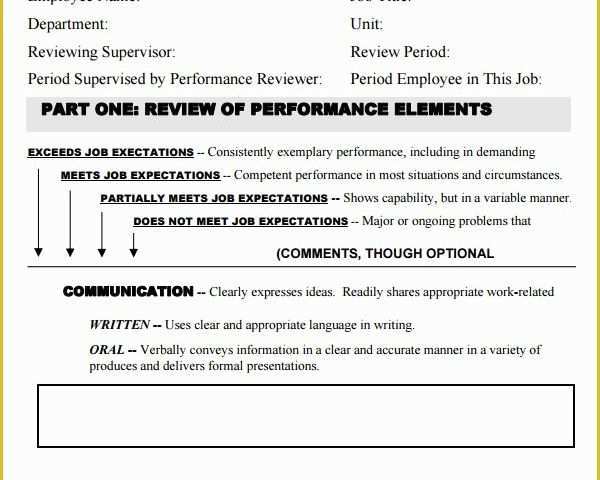 Free Employee Evaluation form Template Of Employee Evaluation form 16 Download Free Documents In Pdf