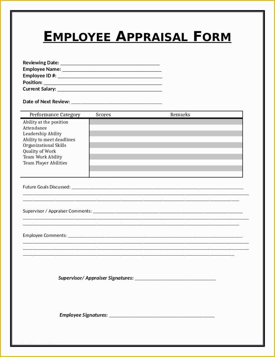 Free Employee Evaluation form Template Of Employee Evaluation Template Beepmunk