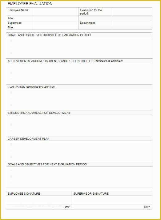 Free Employee Evaluation Template Word Of Samples Of Employee Self assessment Maybankperdanntest