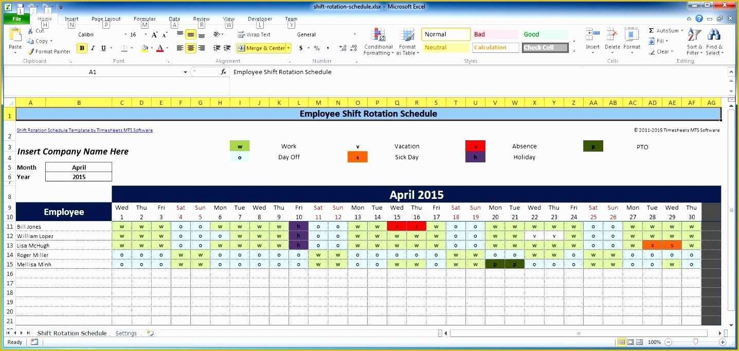 Free Employee Schedule Template Of 7 Free Excel Timesheet Template Multiple Employees