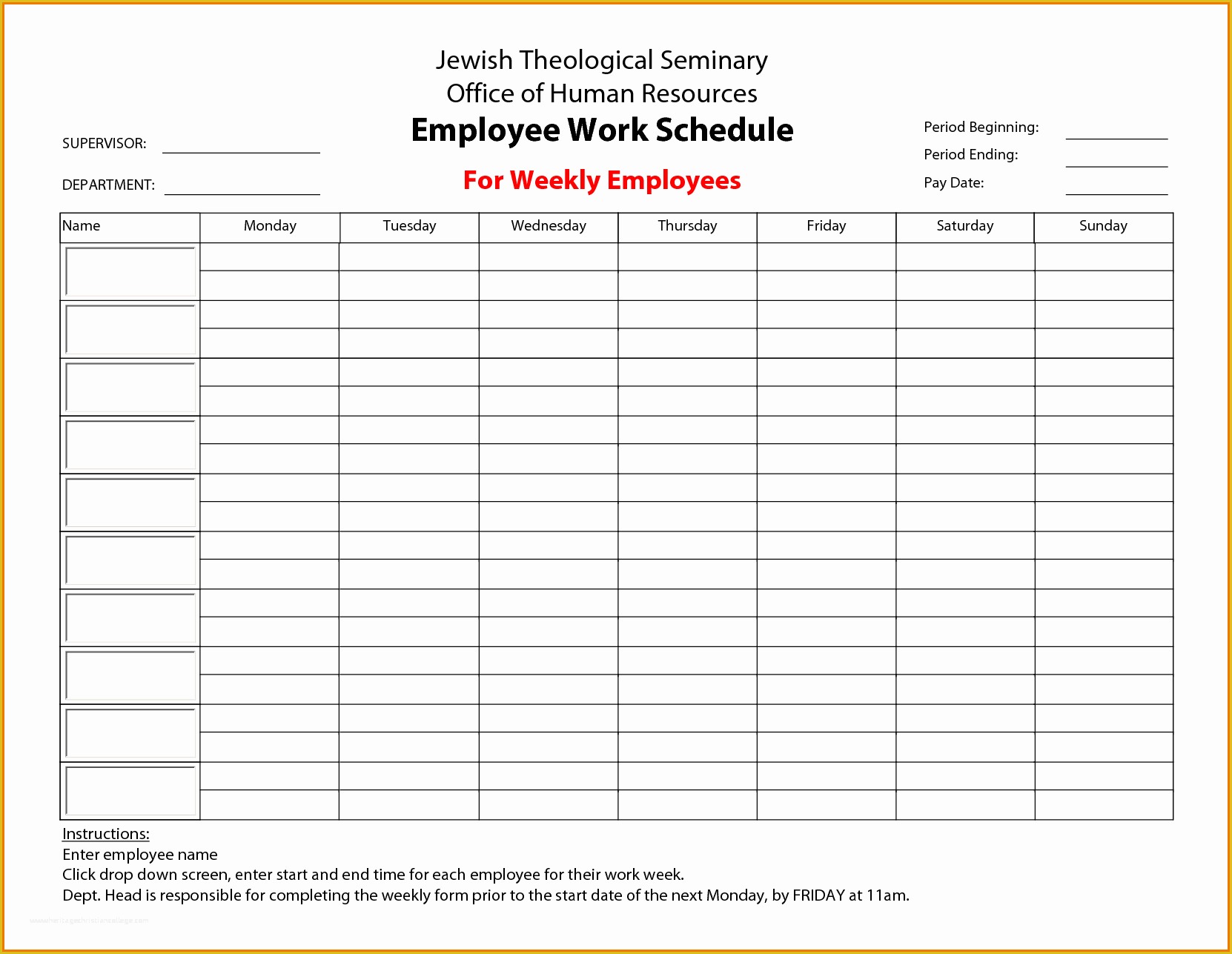 Free Employee Schedule Template Of Search Results for “a 6 Week Calendar Template” – Calendar