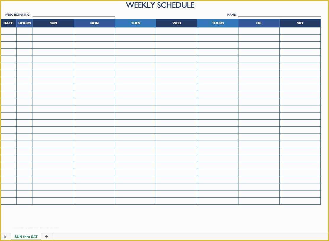 Free Employee Schedule Template Of Weekly Employee Schedule Template