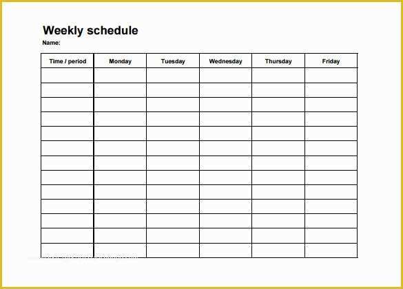 Free Employee Schedule Template Of Weekly Employee Shift Schedule Template Excel