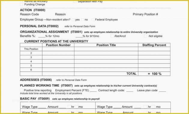 Free Employee Status Change form Template Of Employee Status Change form Template Payroll Free