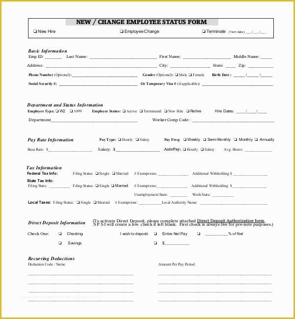 Free Employee Status Change form Template Of Sample Employee Status Change Letter Confirmation Of