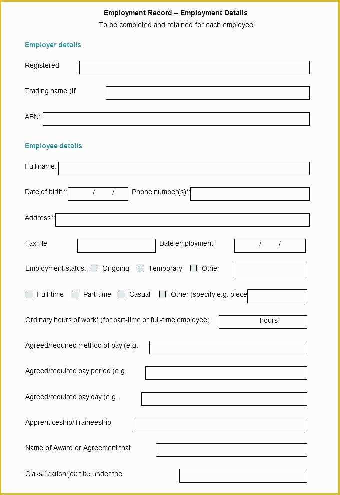 Free Employment Application Template California Of Employment Application Template – Ddmoon