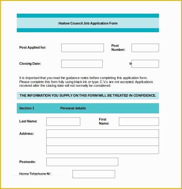 Free Employment Application Template Word Of Application form Templates – 10 Free Word Pdf Documents