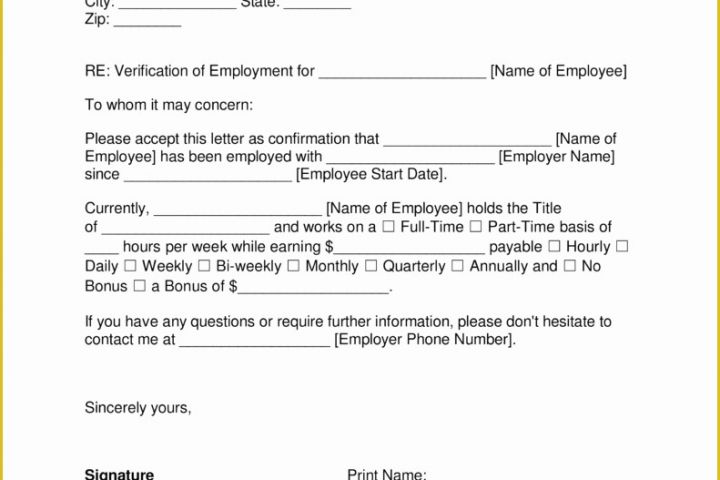 Free Employment Verification Letter Template Of Free Employment In E Verification Letter Pdf