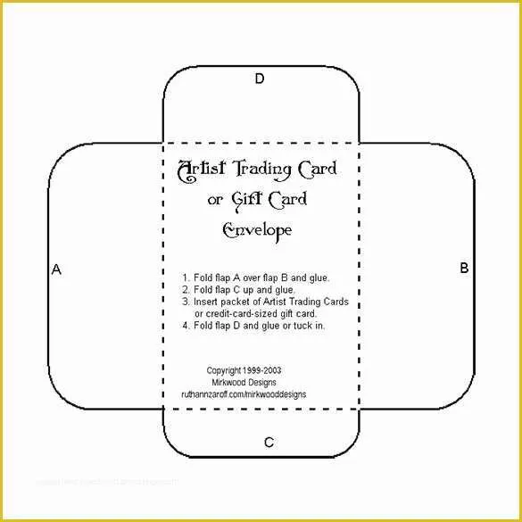 Free Envelope Printing Template Downloads Of 10 Gift Card Envelope Templates Free Printable Word