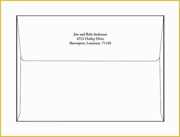 Free Envelope Printing Template Downloads Of 9 A7 Envelope Templates Doc Psd Pdf