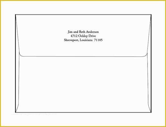 Free Envelope Printing Template Downloads Of 9 A7 Envelope Templates Doc Psd Pdf