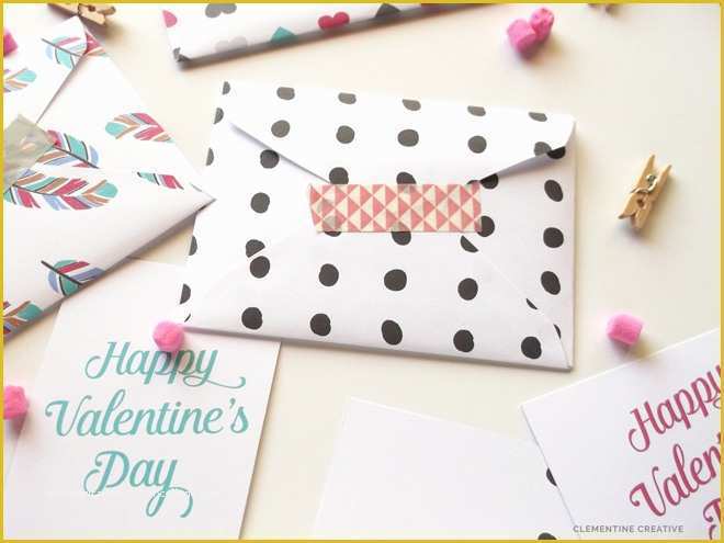 Free Envelope Printing Template Downloads Of Free Printable Valentine Envelopes